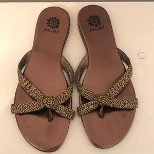 Yellow Box Dress Sandals